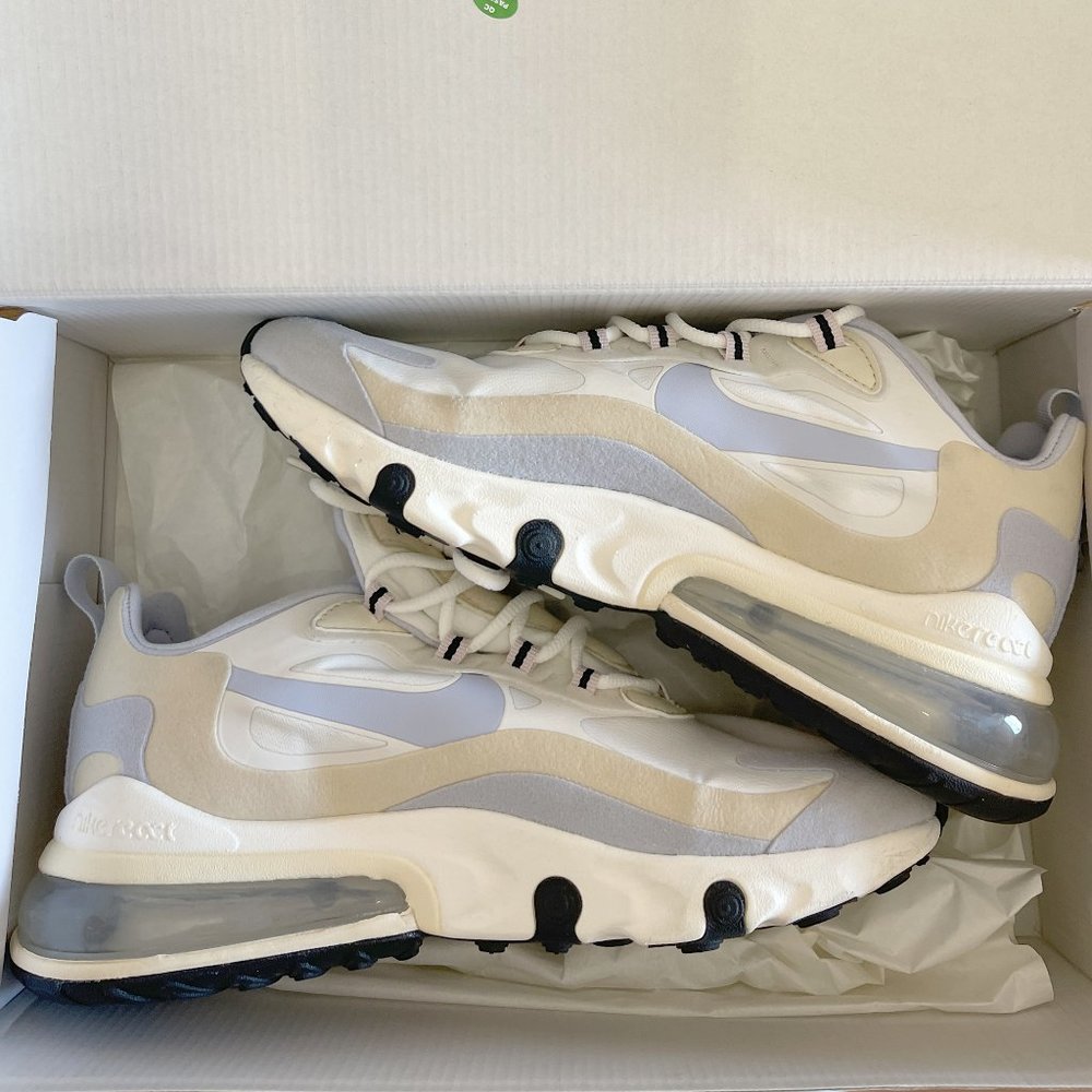 [NIKE] Air Max 270 React | Fossil Ghost (W) _ SIZE 7.5